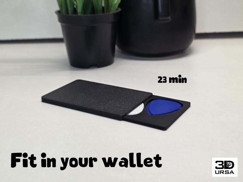 Guitar pick wallet case