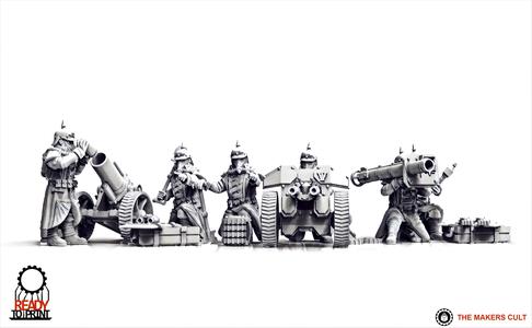 Valour Korps - Heavy Weapon Teams Set 2