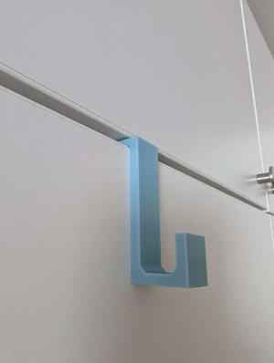 Door hanger for 16mm and 18mm thick cabinet door   