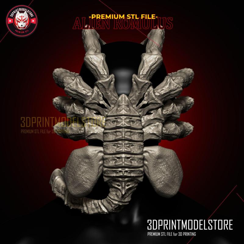 Alien Romulus Facehugger Mask - Halloween Cosplay Horror