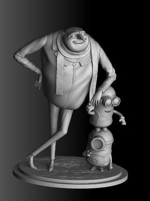 DESPICABLE ME  for 3D PRINT assemble STL