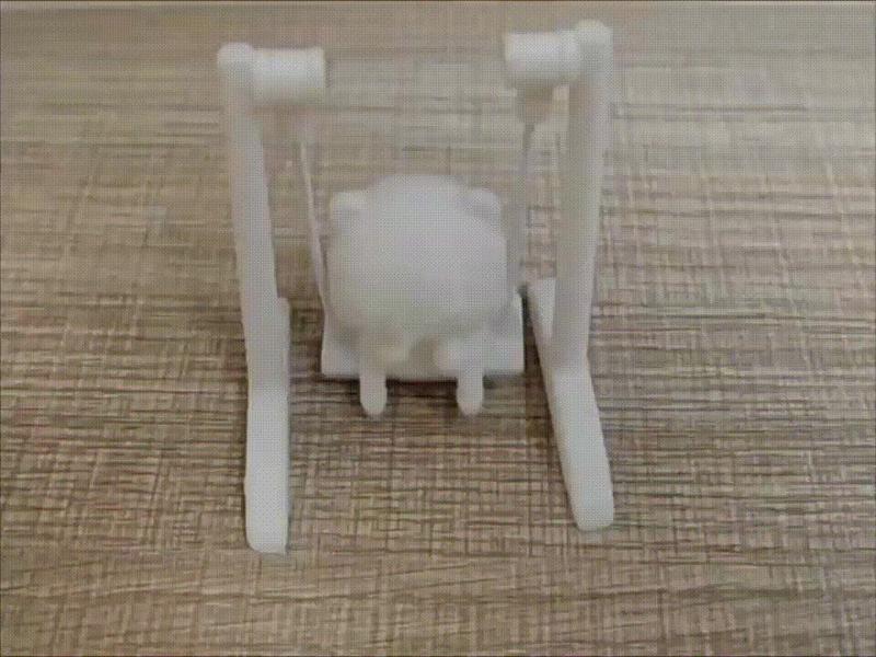 Couple Bear Series—Swinging and Eating Ice Cream, Parts One and Two