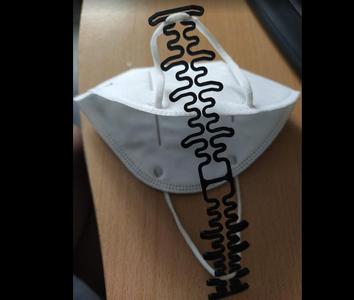 Ear protector covid mask