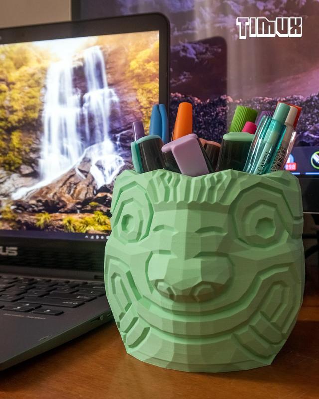 LOW POLY POT 1 - CHAVIN CULTURE