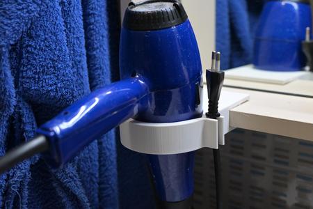 clip hairdryer holder