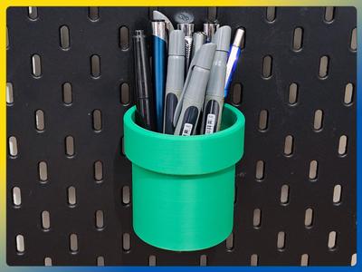 Super Mario Pipe Container Holder for IKEA Skadis
