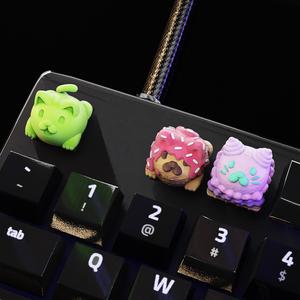 Foody Cats Keycaps - Mechanical Keyboard