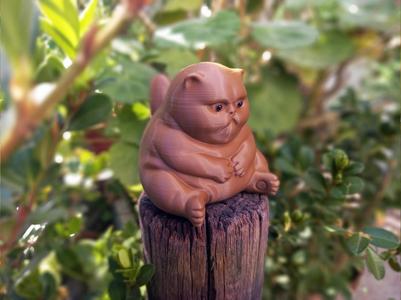 Thinking cat
