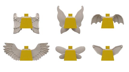 TwindBricks3D - Minifigures Wings