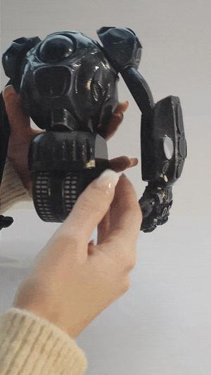 Articulated Roller Robot, Model CA-99, Print and assemble