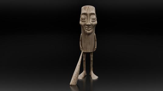 Tum Tum Tum Sahur 3D Printable Character for Toy and Game Low-poly