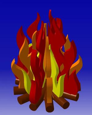 fuoco da campeggio - campfire   