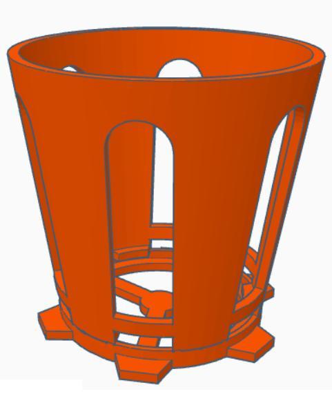 Classic Italian plastic cup holder