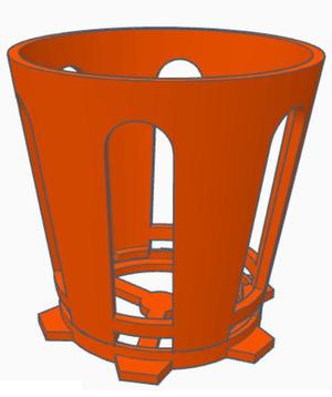 Classic Italian plastic cup holder