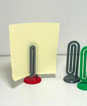 Paperclip Note Stand