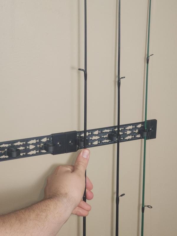 Modular Fishing Rod Wall Mount