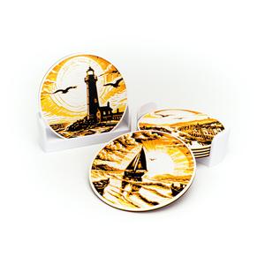 Coastal Village Coasters