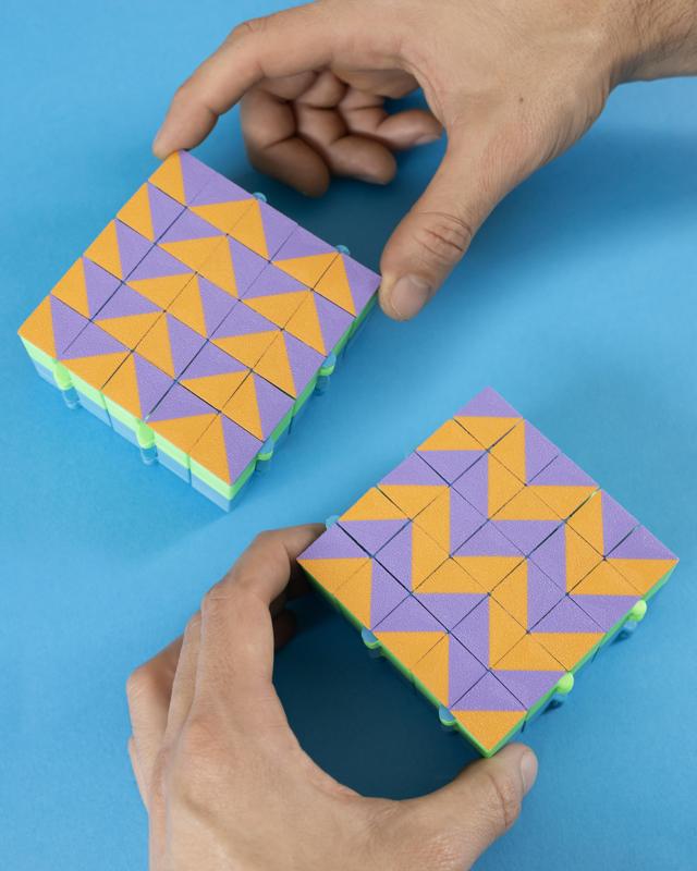 Auxetic Tile // 18mm Diagonal Split