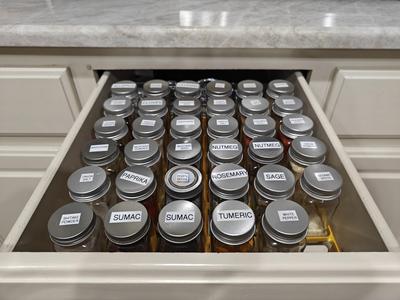 Spice Drawer Organizer