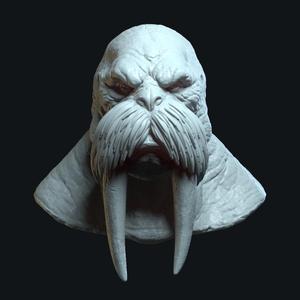 Morzeus v3 (actiong figure head)