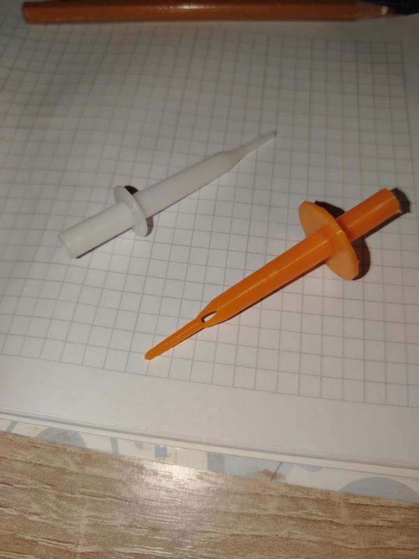 Needle for inflating a fitness ball