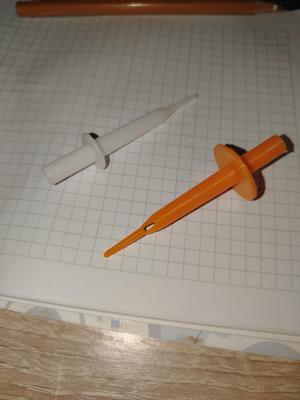 Needle for inflating a fitness ball