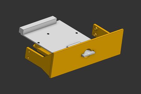 BlueSCSI v2 5.25" PC Drive Bay Mounting Bracket