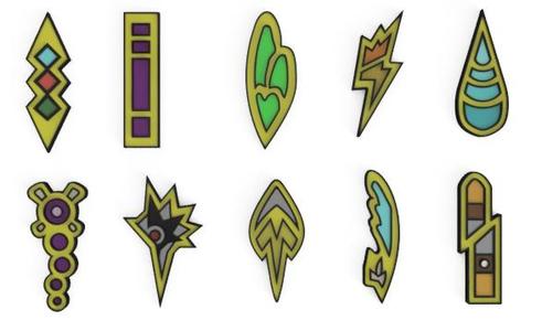 Unova Pokemon League Badges