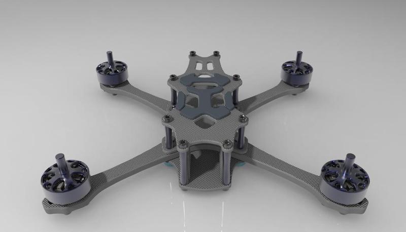 Captain Ace Plus 5.1inch Freestyle FPV Drone Frameset