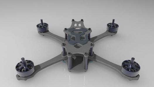 Captain Ace Plus 5.1inch Freestyle FPV Drone Frameset