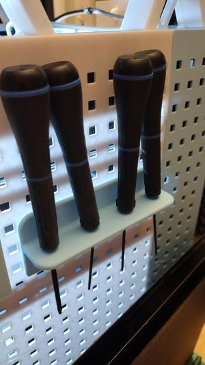 P1P Pegboard Allen Wrench Holder