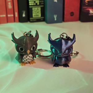 Miniature Owl Figurine – Keychain or Decoration