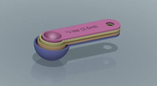 Stackable Baking Measure Spoons (Customisable)