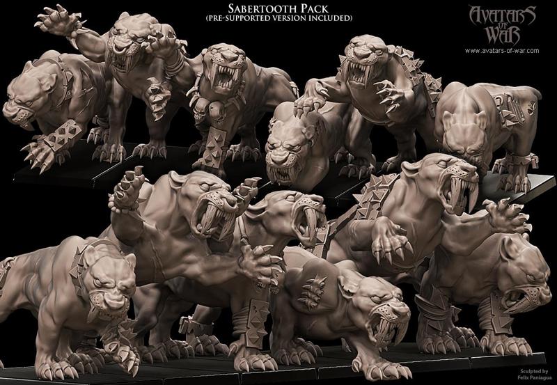 Sabertooth Tigers pack