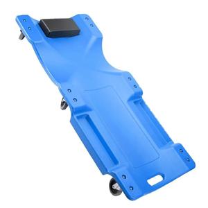 Auto workshop creeper upgrade - wheel mount reinforcement and mounting holes caps