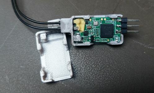 FrSky XM+ Holder with Antenna Strain Relief