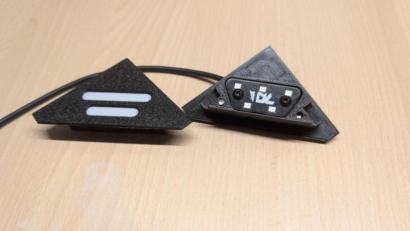 Ratrig Vcore4 corner RGB LED mod