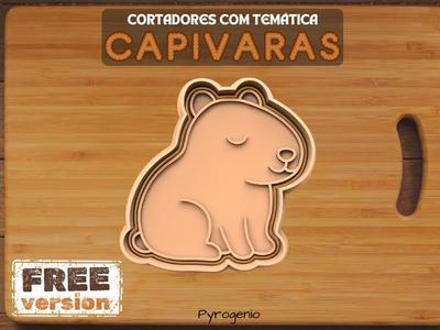 Meditating Capybara Cookie Cutter