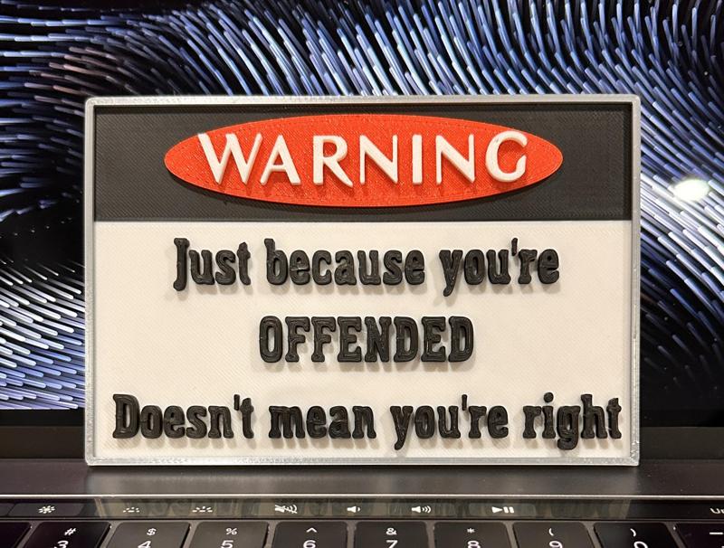 Sign Offended