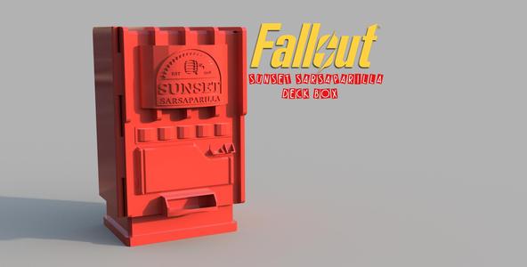 Fallout New Vegas Deckbox (100+ cards sleeved)