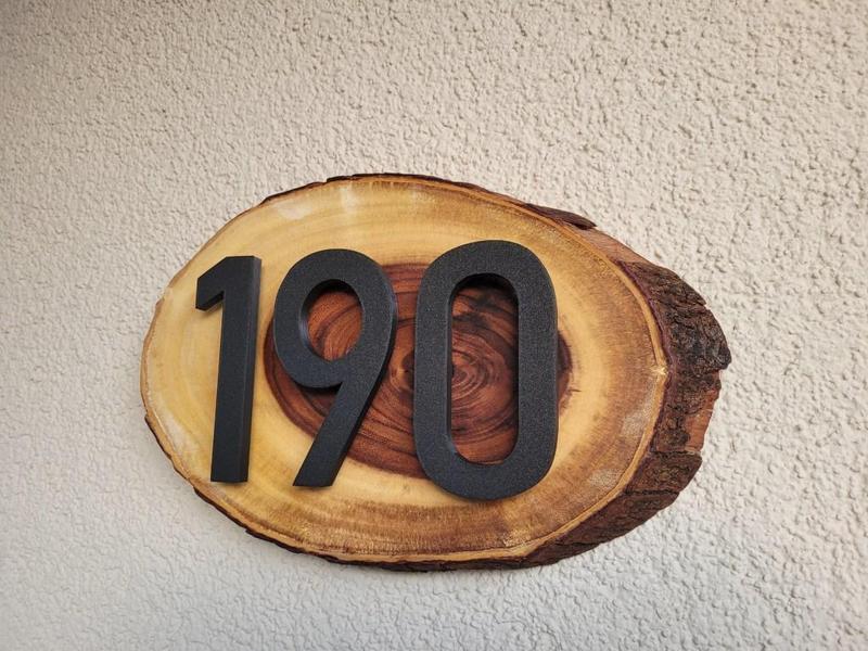 Modern Stand-Off / Floating House Numbers