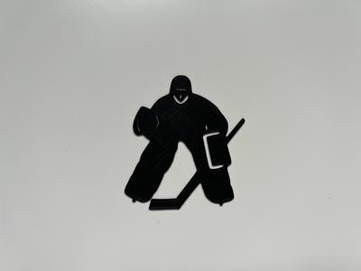 Hockey Player Wall Art #4