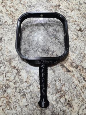 handheld pool skimmer with sword handle