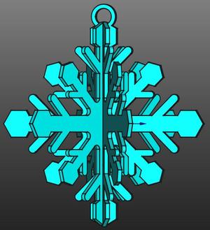 Esfera Copo De Nieve