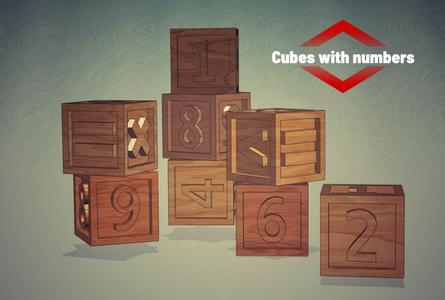 Сubes with numbers