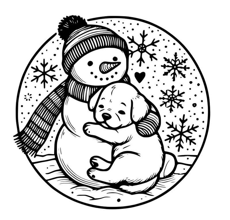 Snowman (4) coasters