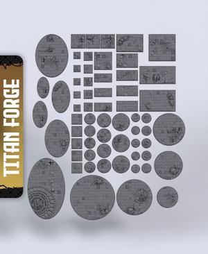 Elves Undead Bases 2 - With Free Dragon Warhammer - 5e DnD Inspired for RPG and Wargamers