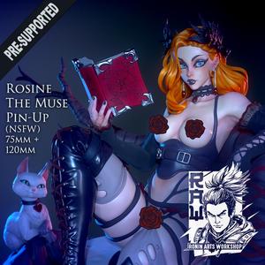 Rosine Pin Up (NSFW version) - 75 and 120mm