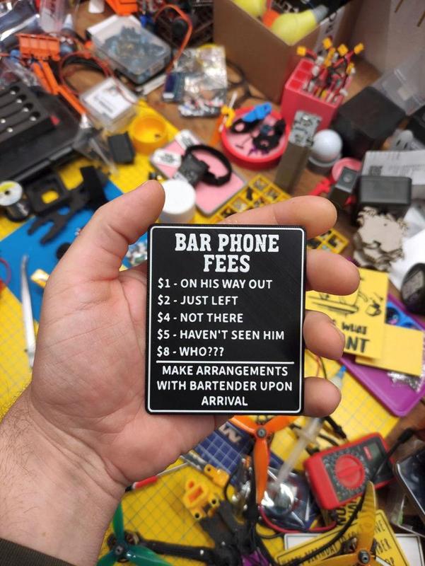 Bar phone rates