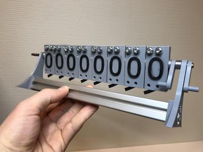 Mechanical binary counter